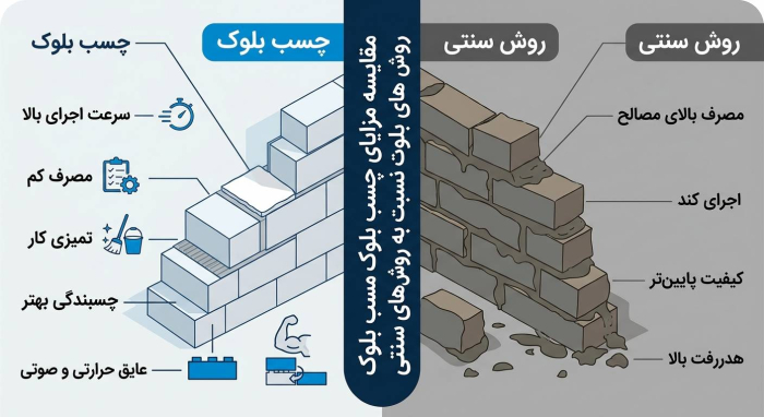چسب بلوک سیمانی کیپ