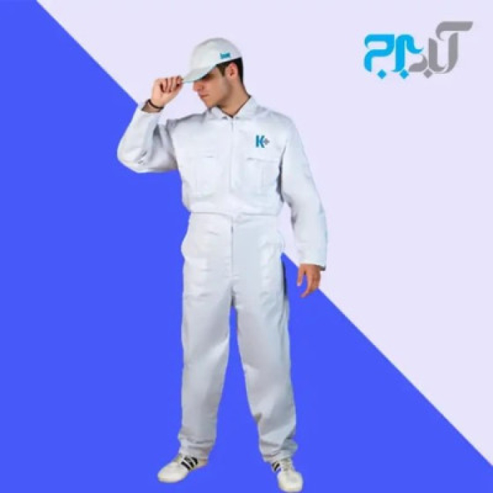 لباسکار سرهمی سفید گلدوزی 2xl {alt}